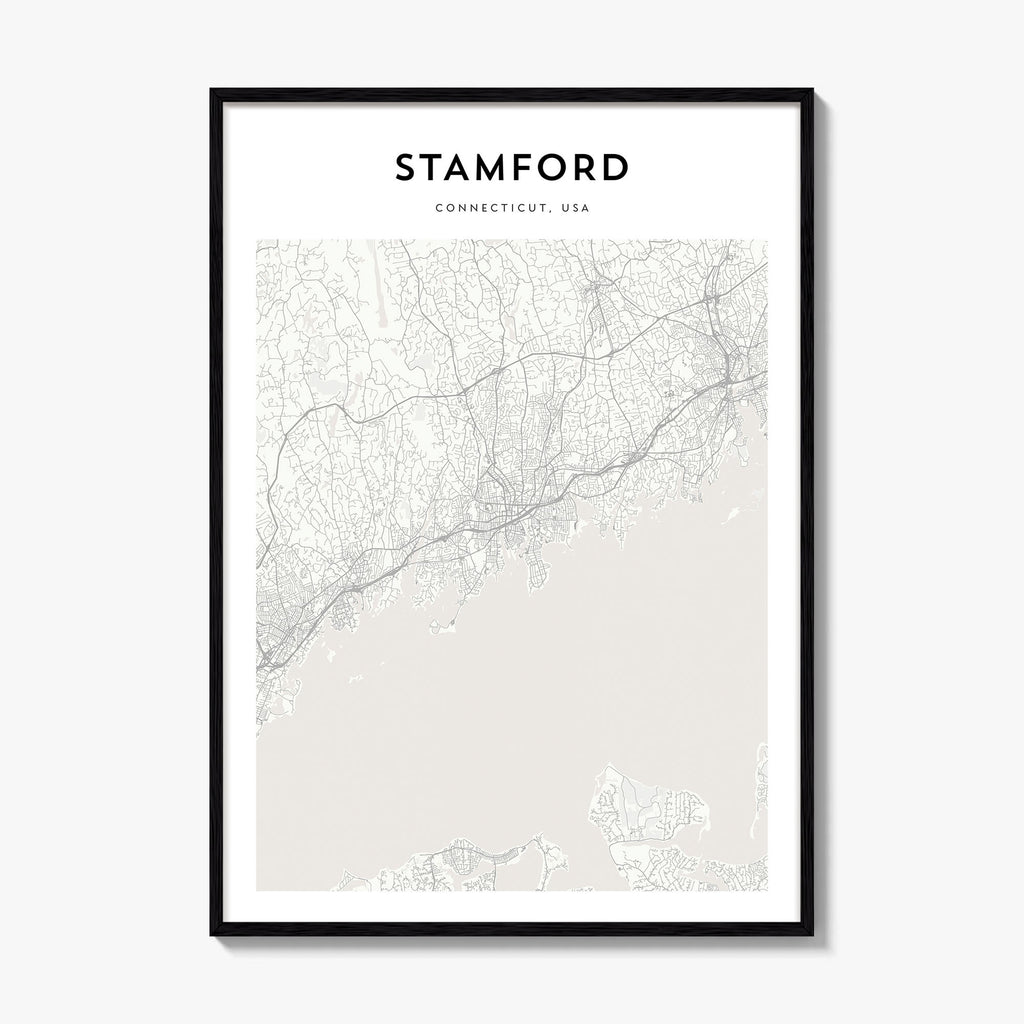 Stamford Map Poster