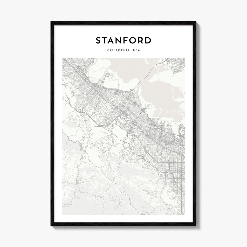 Stanford Map Poster