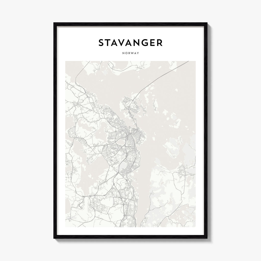 Stavanger Map Poster