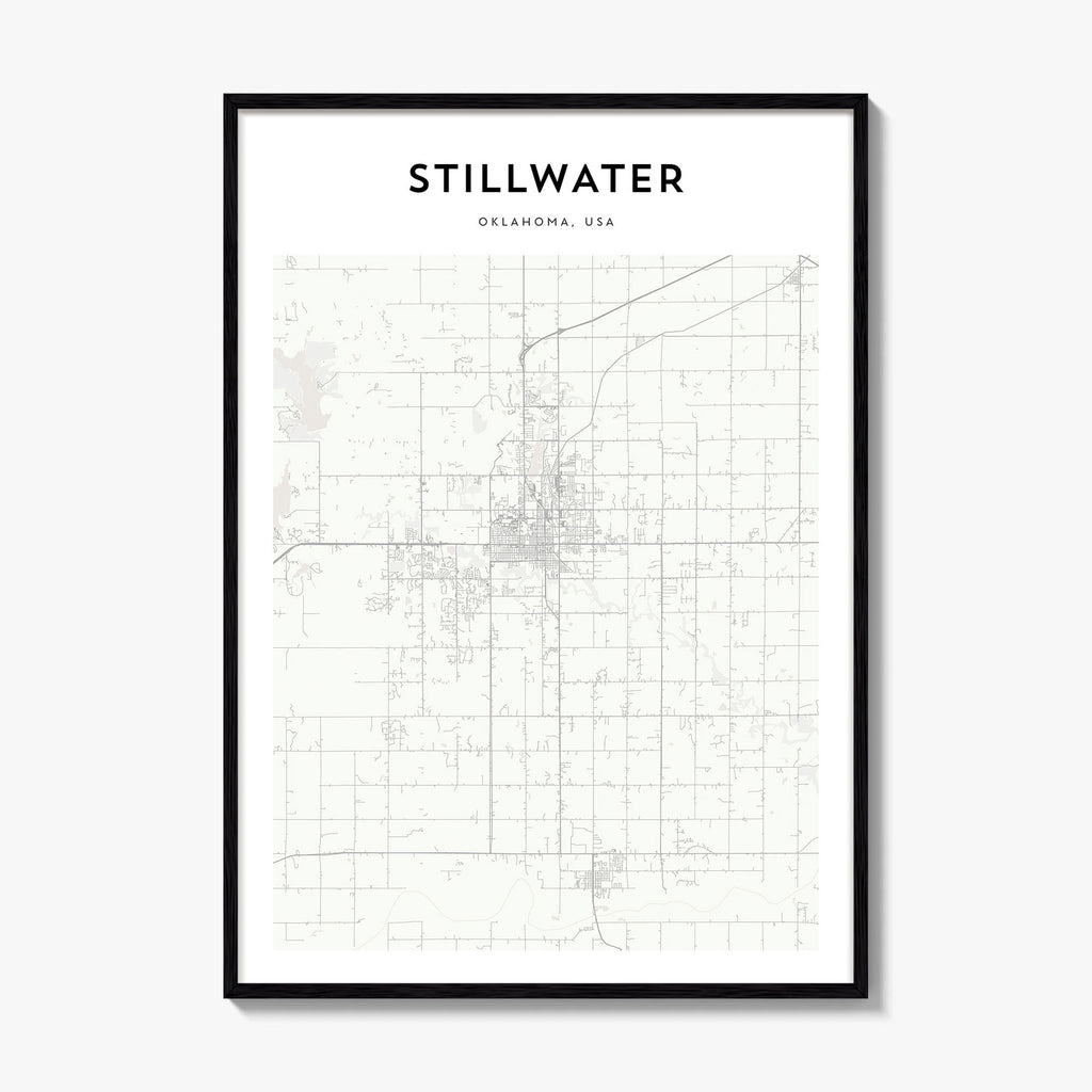 Stillwater Map Poster