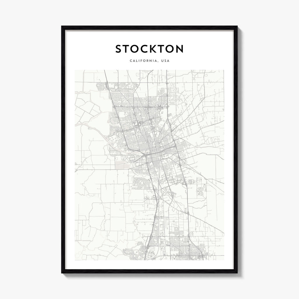 Stockton Map Poster