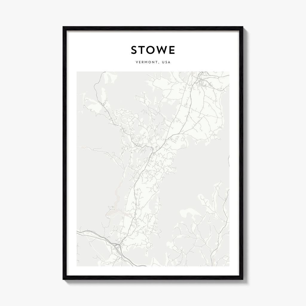 Stowe Map Poster