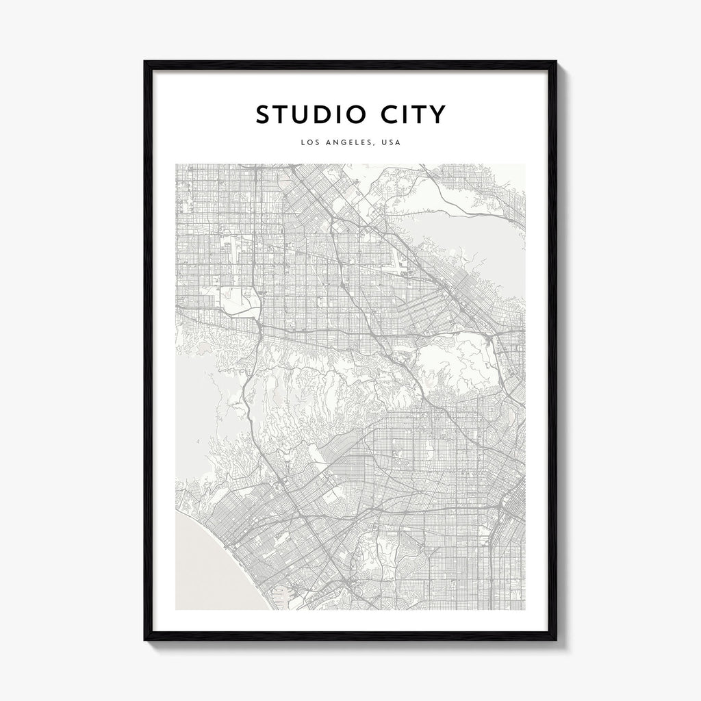 Studio City Map Poster
