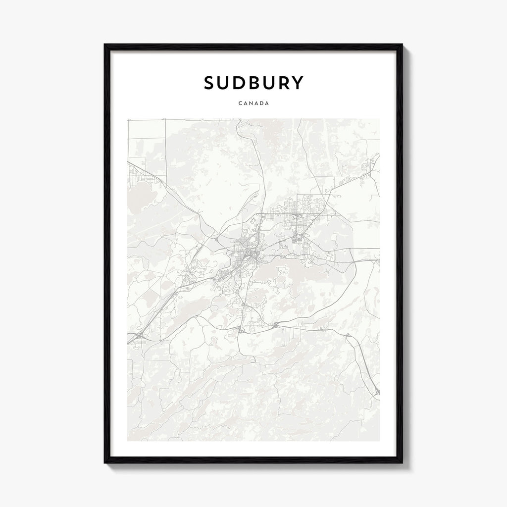 Sudbury Map Poster