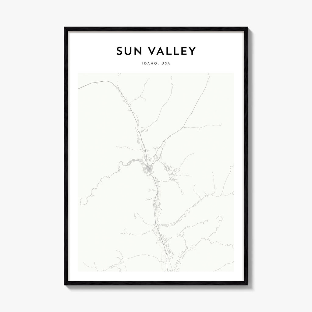 Sun Valley Map Poster