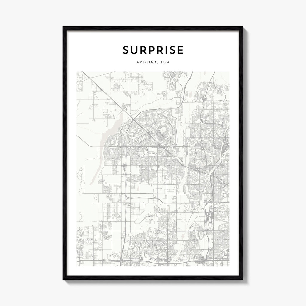 Surprise Map Poster