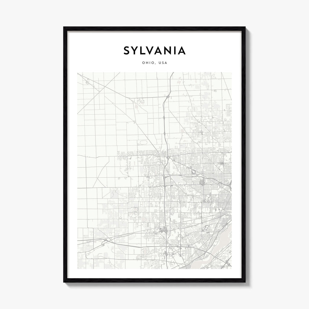 Sylvania Map Poster