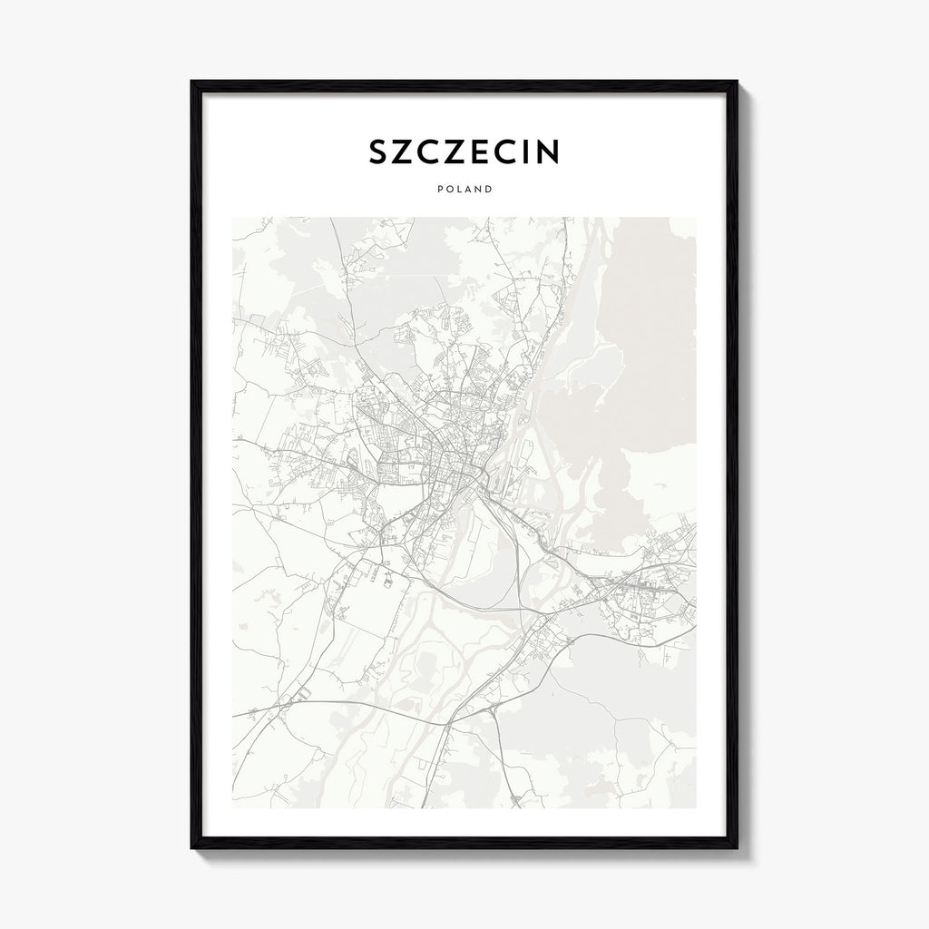 Szczecin Map Poster