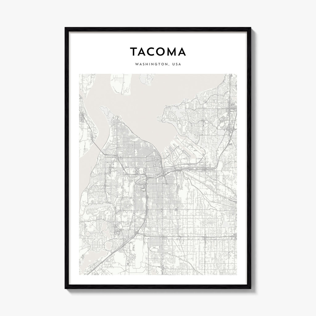 Tacoma Map Poster