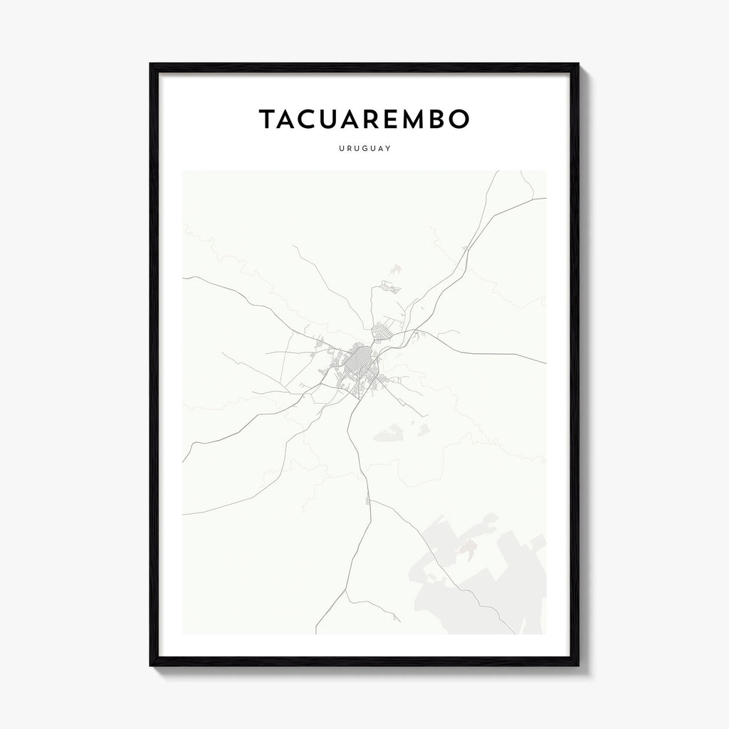 Tacuarembo Map Poster
