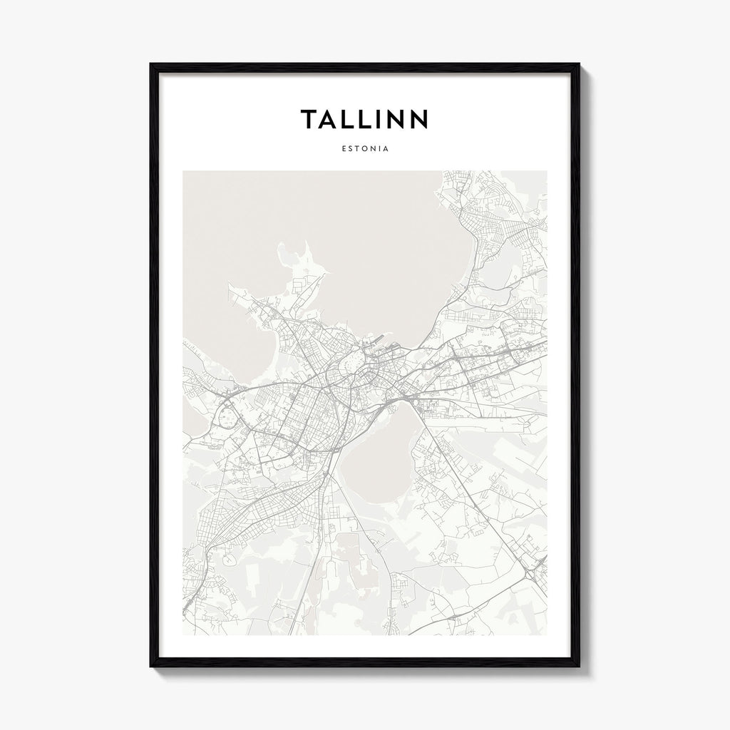 Tallinn Map Poster