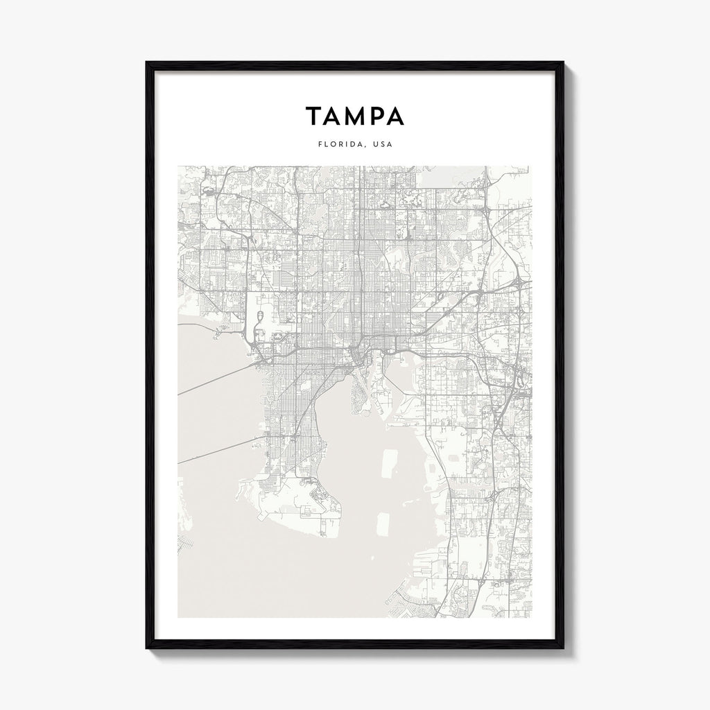 Tampa Map Poster
