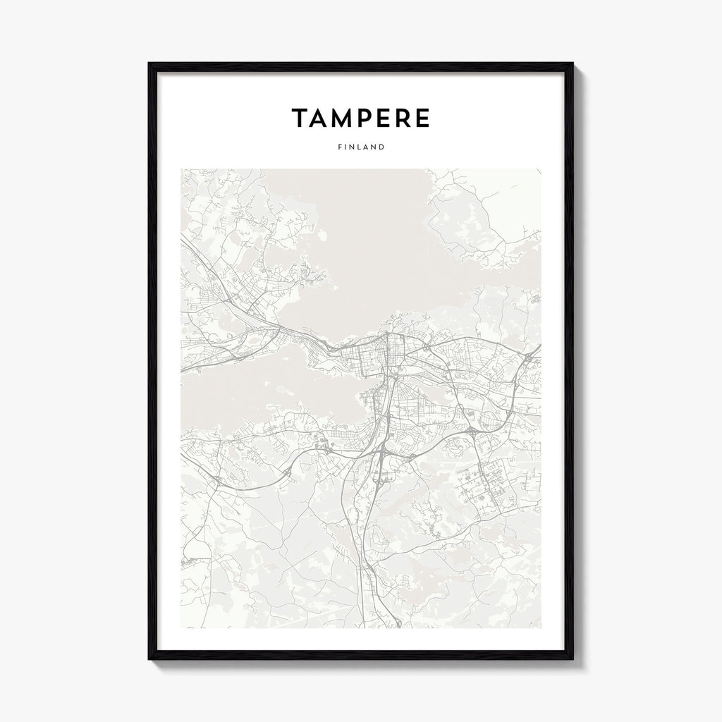 Tampere Map Poster