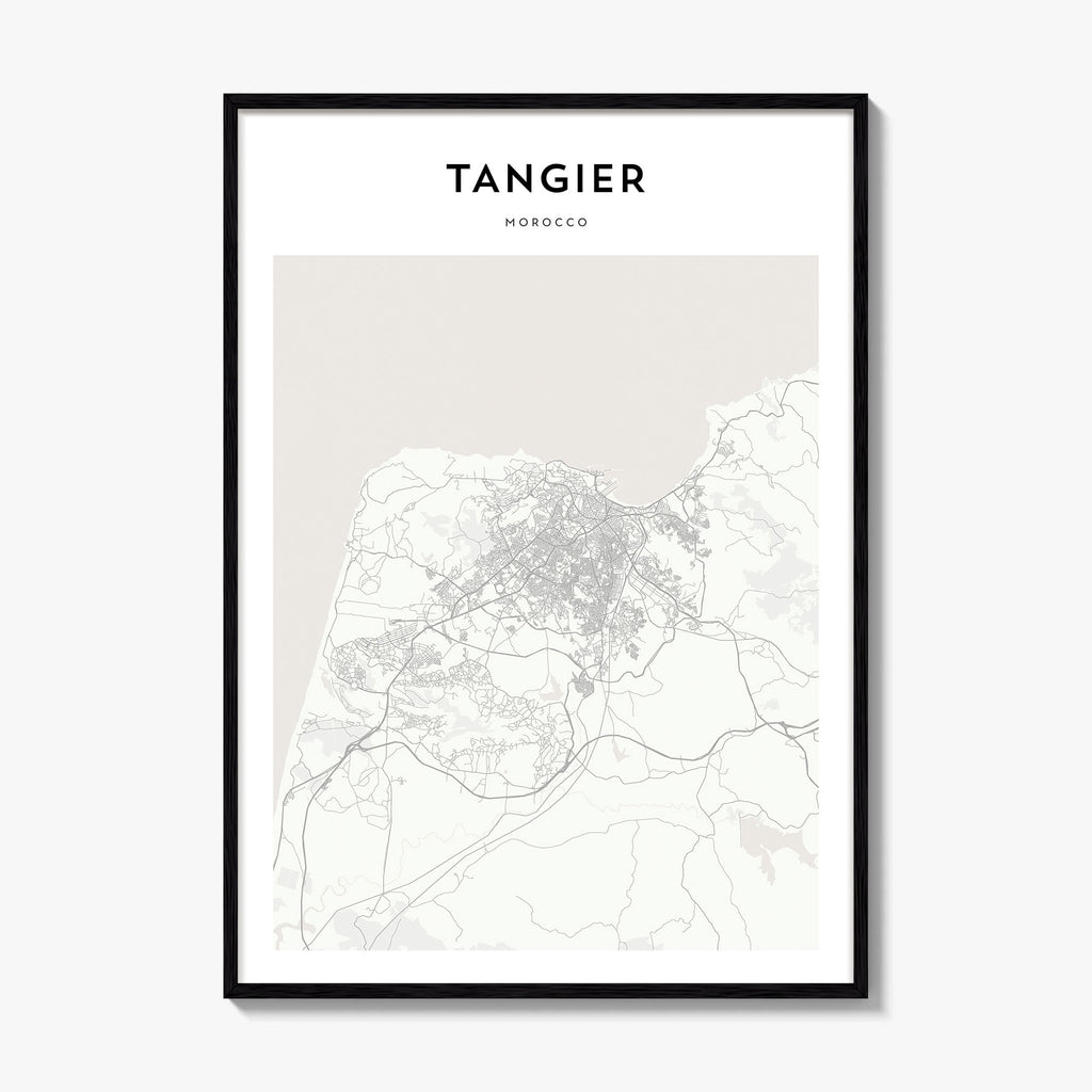 Tangier Map Poster