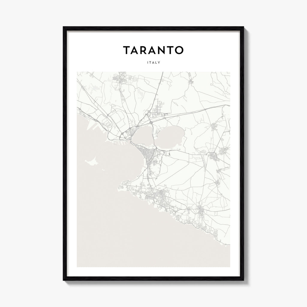 Taranto Map Poster