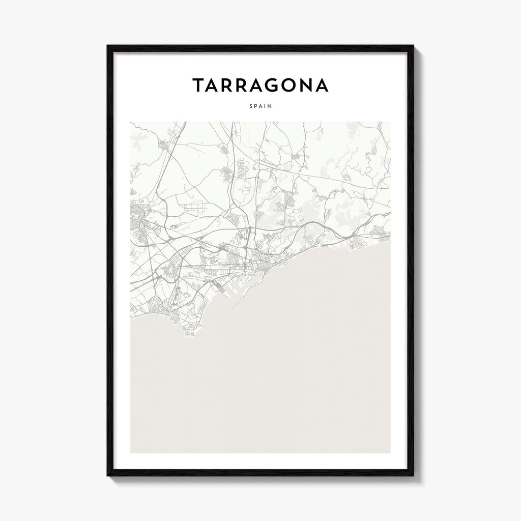 Tarragona Map Poster