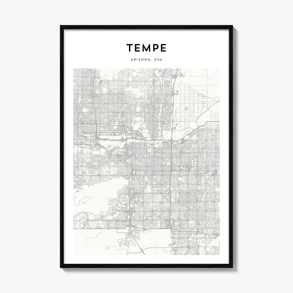 Tempe Map Poster