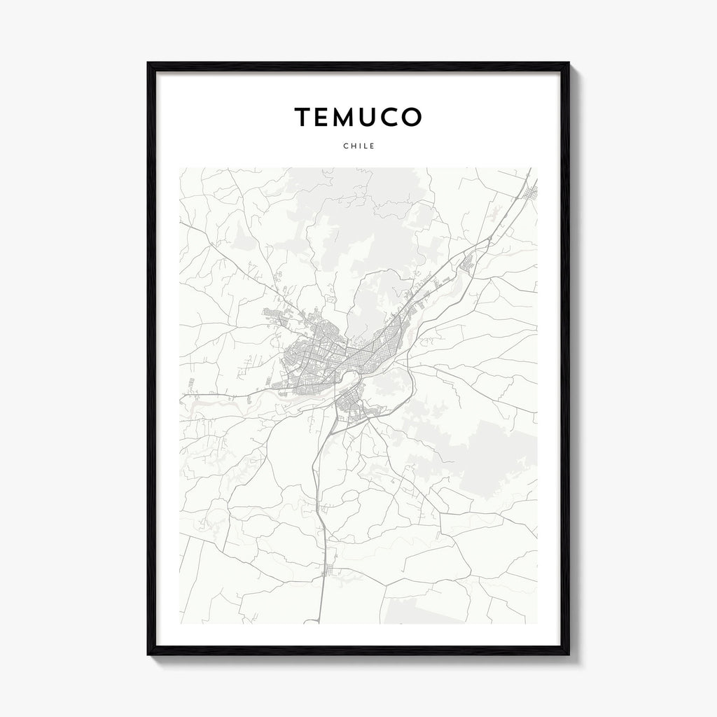 Temuco Map Poster