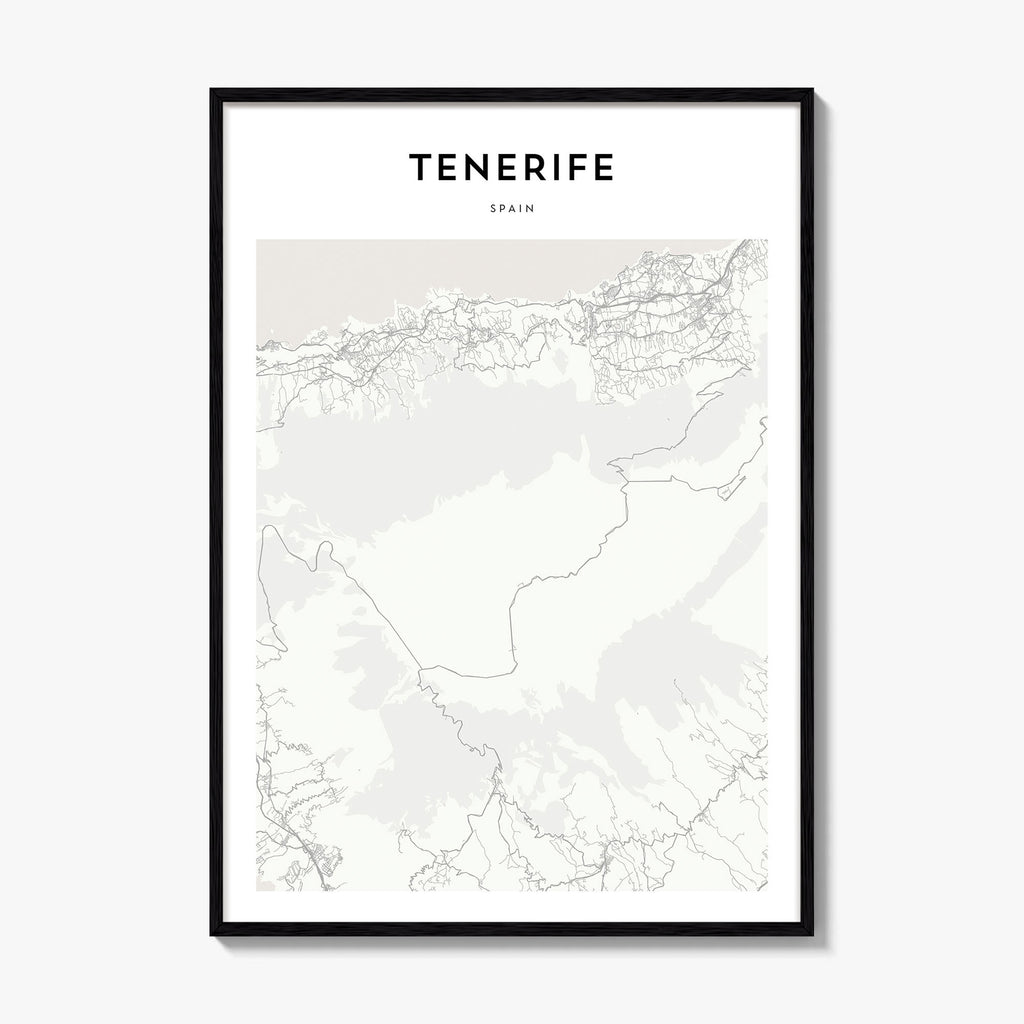 Tenerife Map Poster