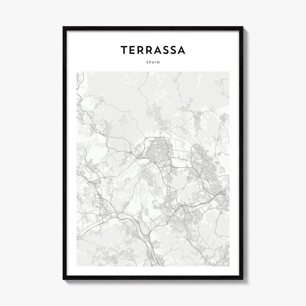Terrassa Map Poster