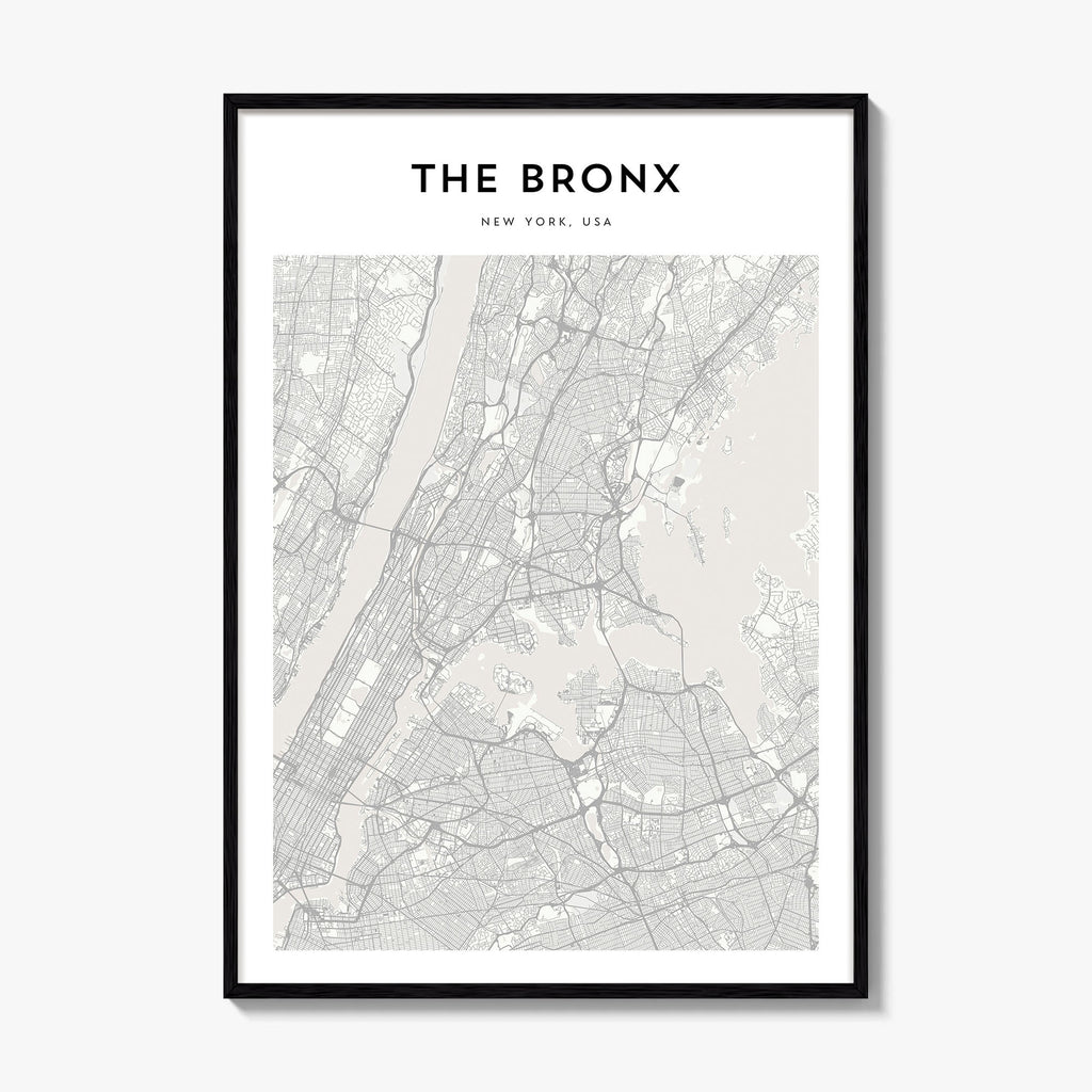 The Bronx Map Poster