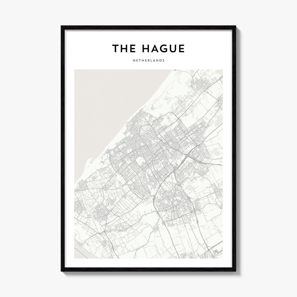 The Hague Map Poster