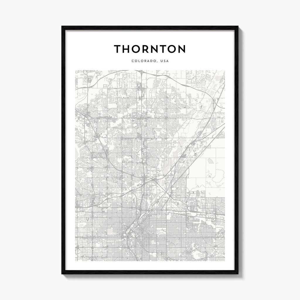 Thornton Map Poster