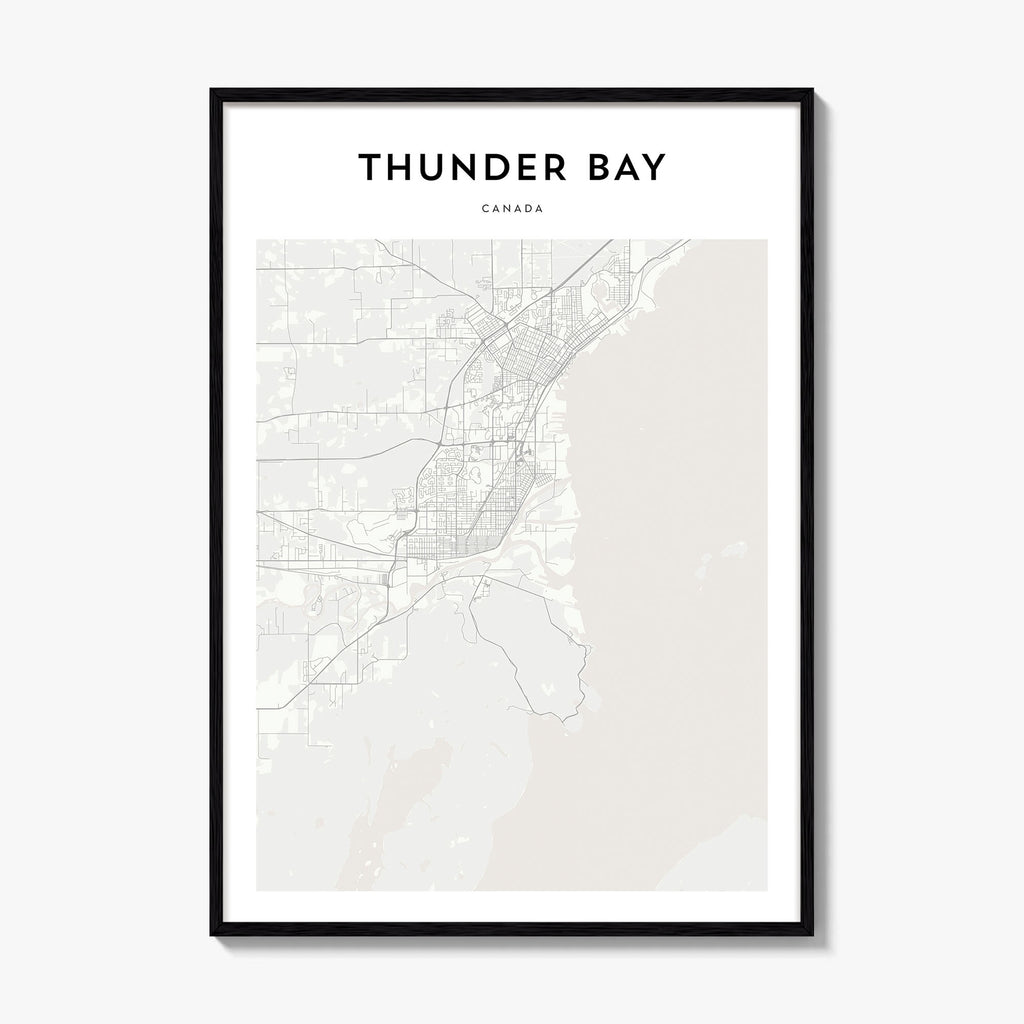 Thunder Bay Map Poster