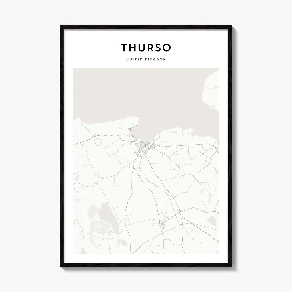 Thurso Map Poster