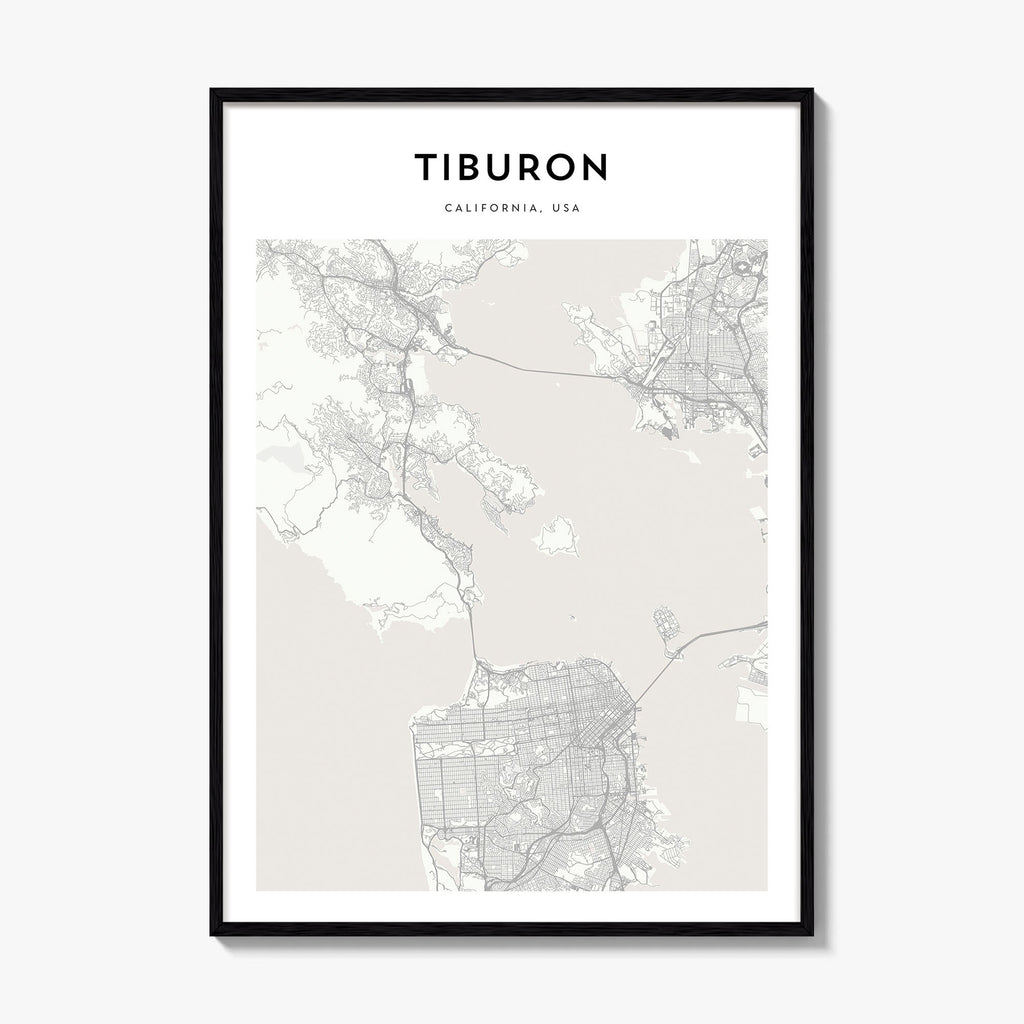 Tiburon Map Poster