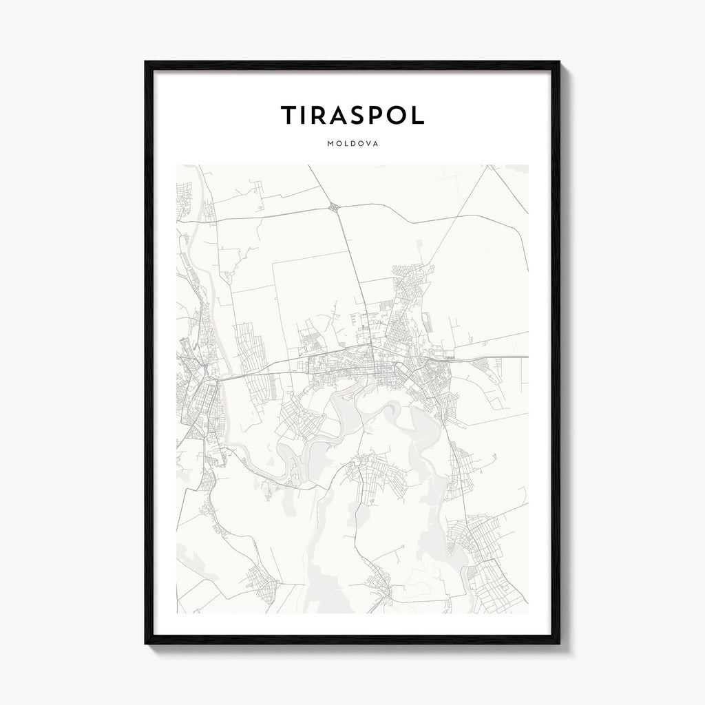 Tiraspol Map Poster