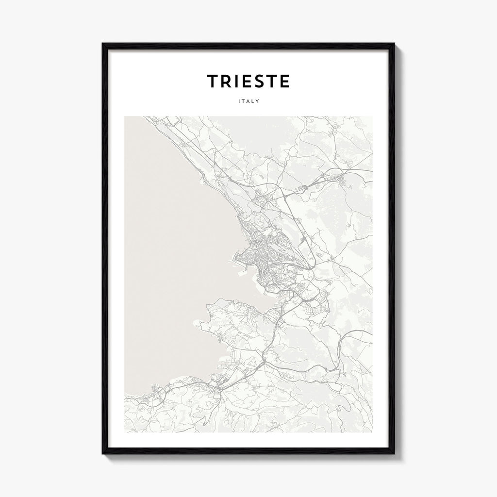 Trieste Map Poster