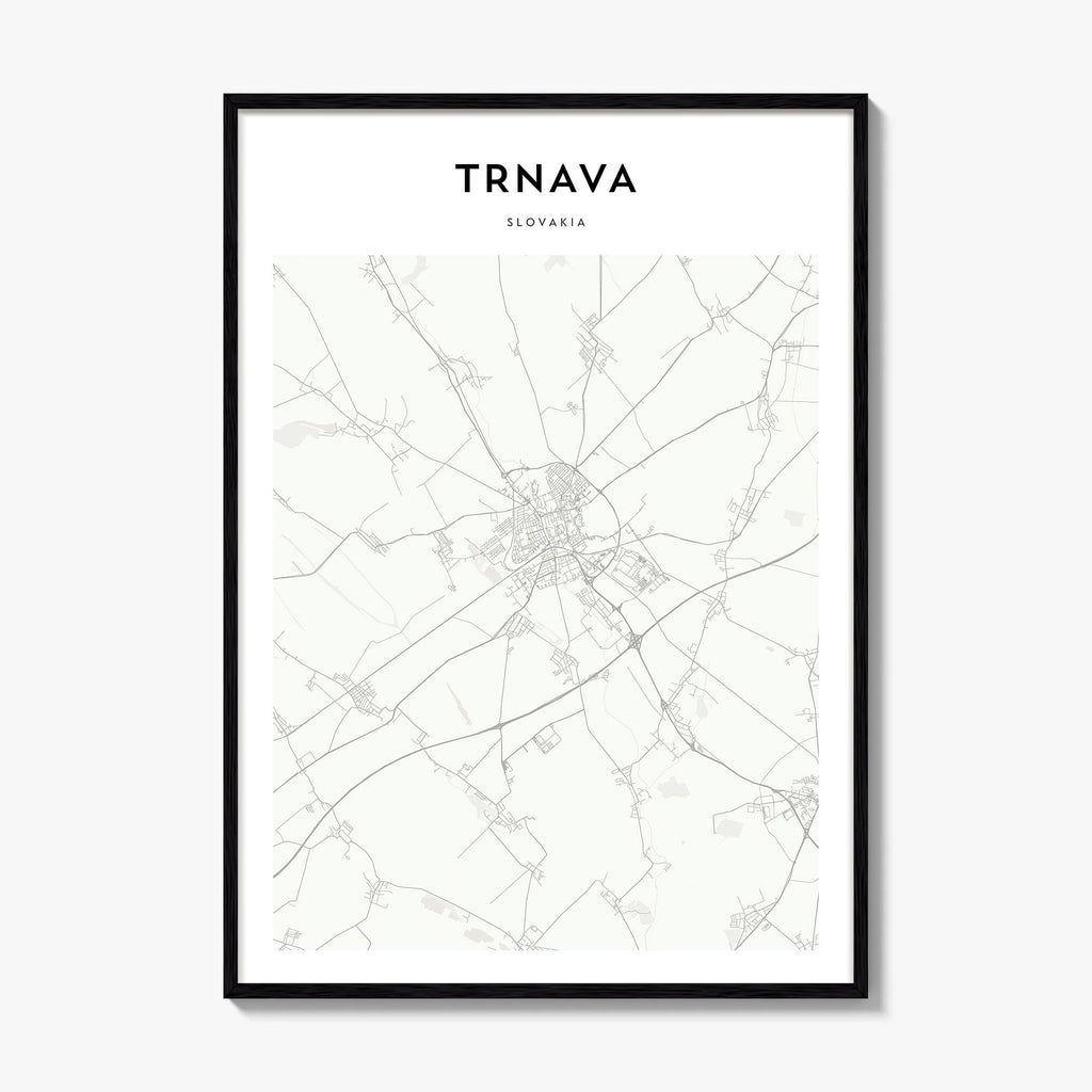 Trnava Map Poster