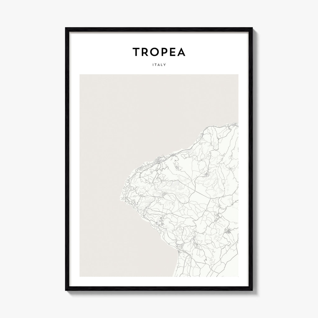 Tropea Map Poster
