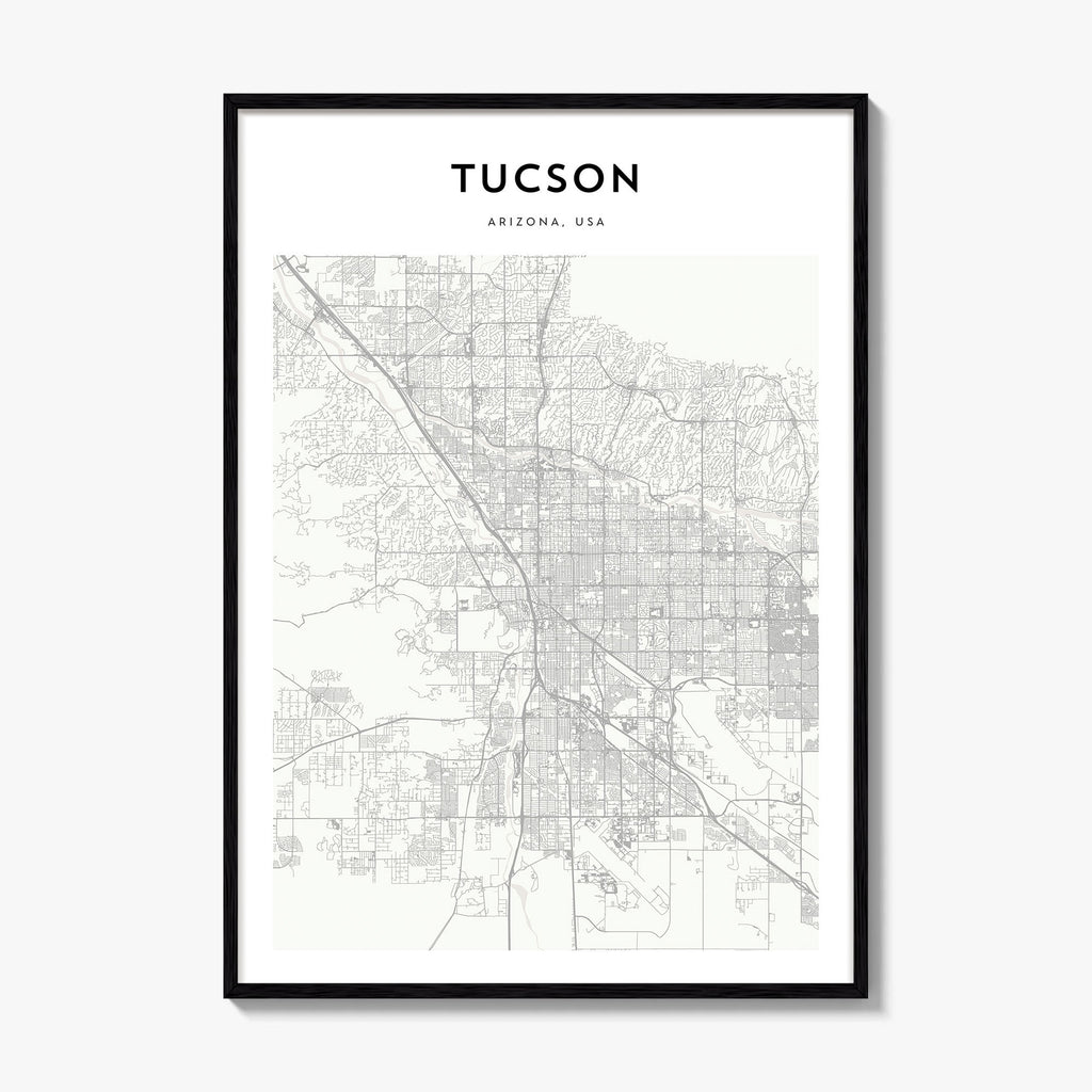 Tucson Map Poster