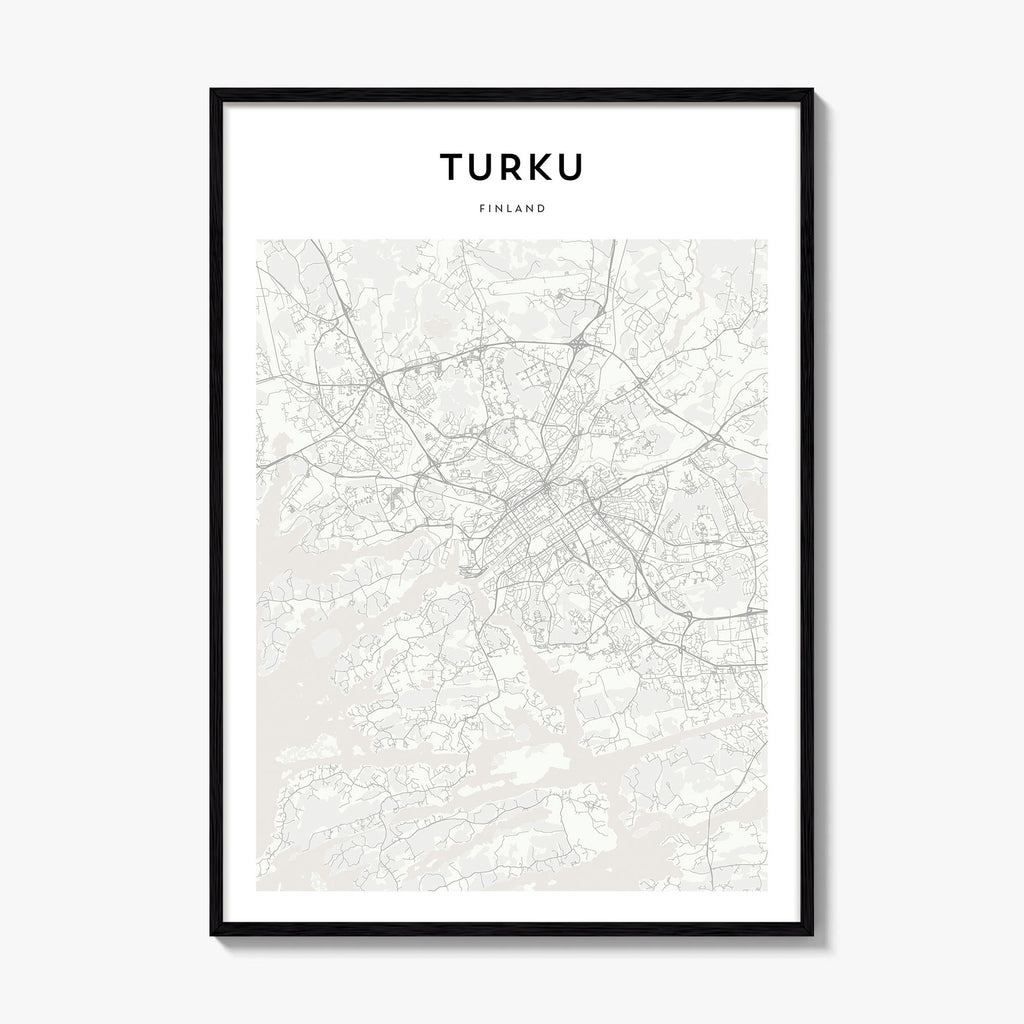 Turku Map Poster