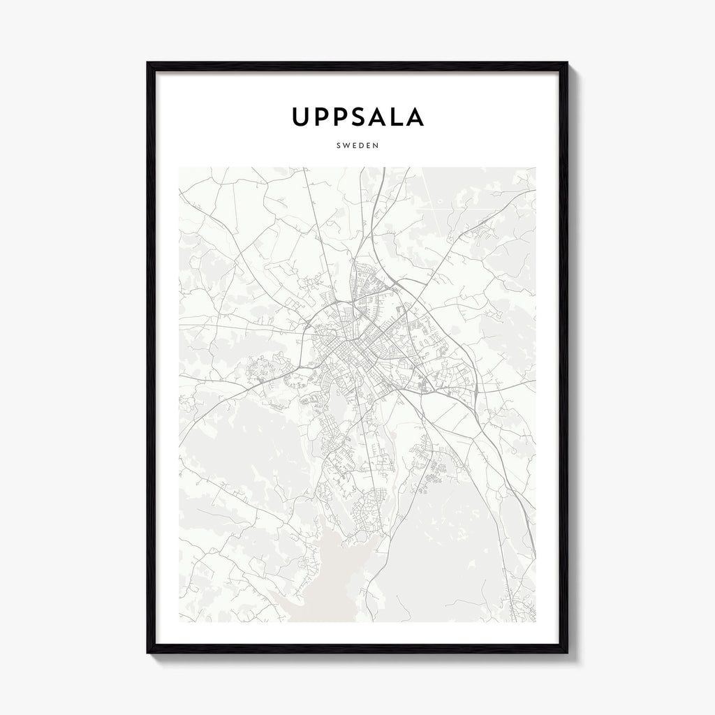 Uppsala Map Poster