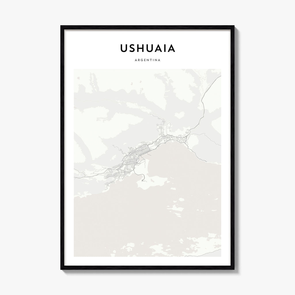 Ushuaia Map Poster
