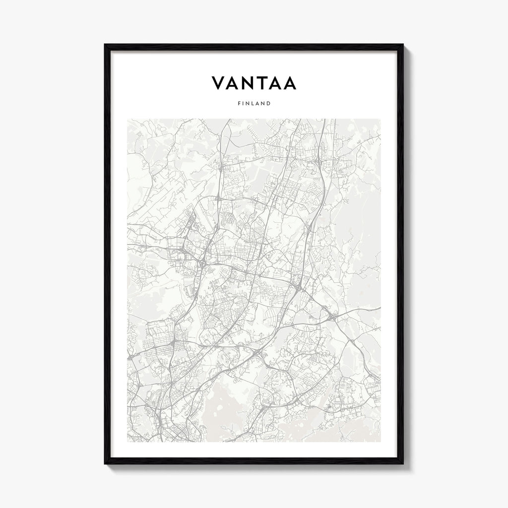 Vantaa Map Poster