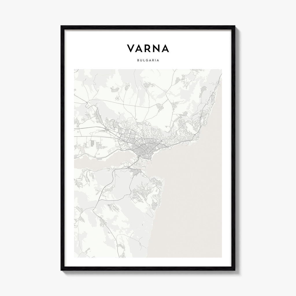 Varna Map Poster