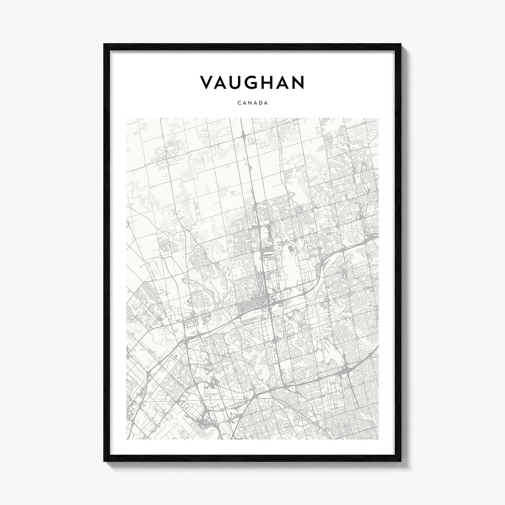 Vaughan Map Poster