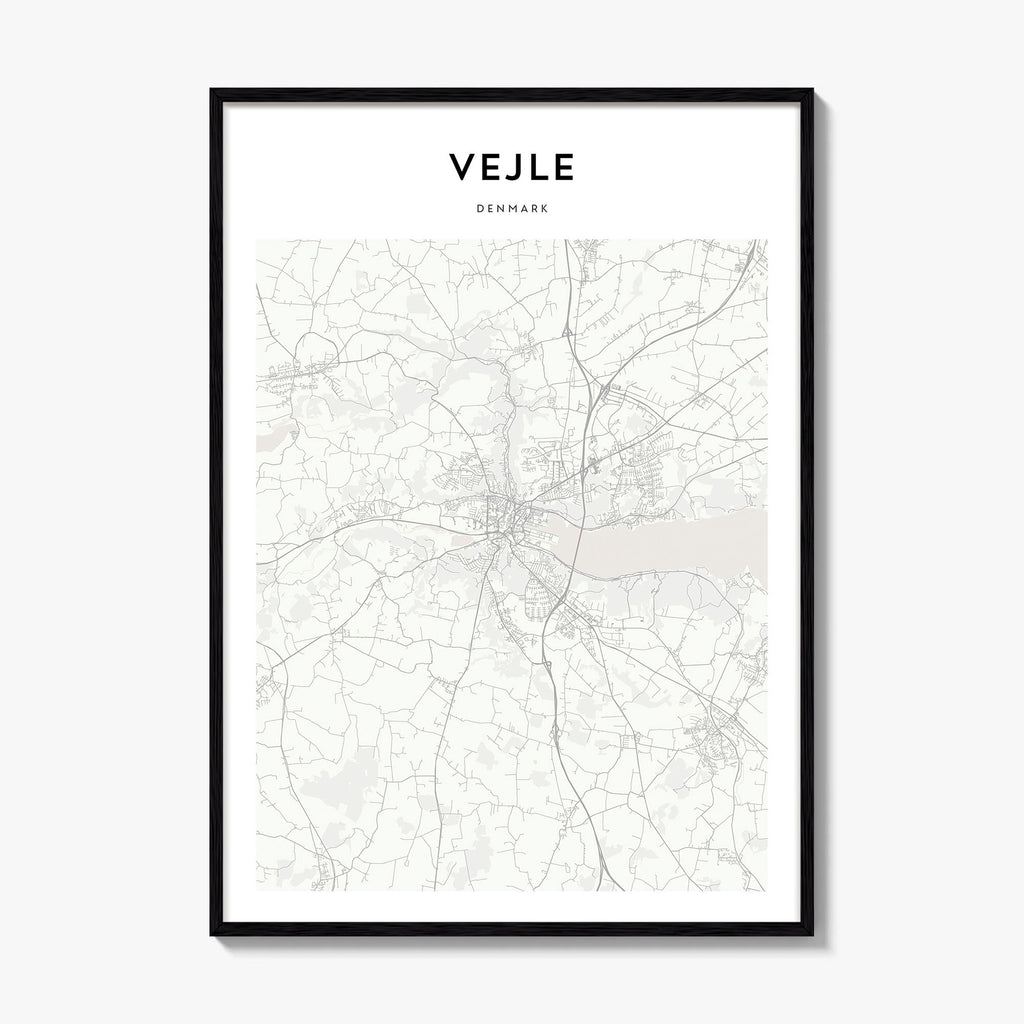 Vejle Map Poster