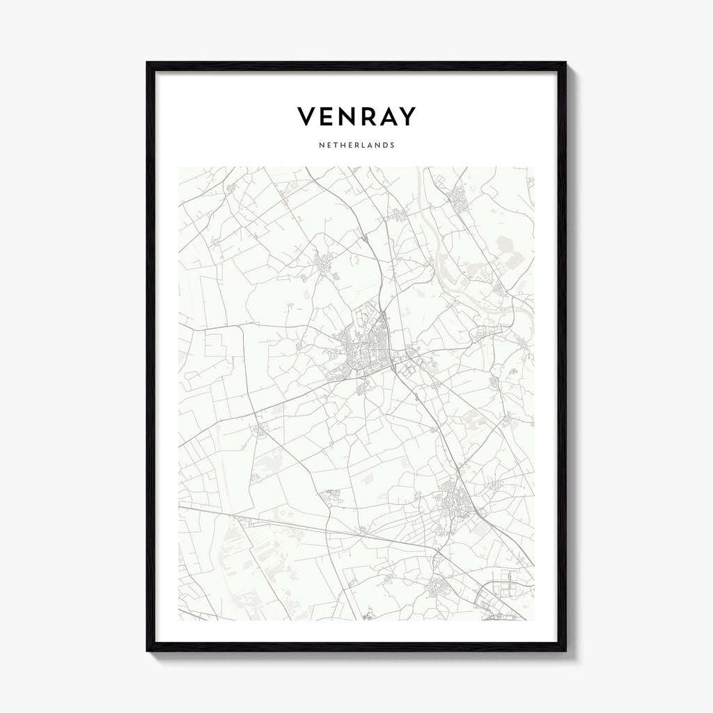 Venray Map Poster