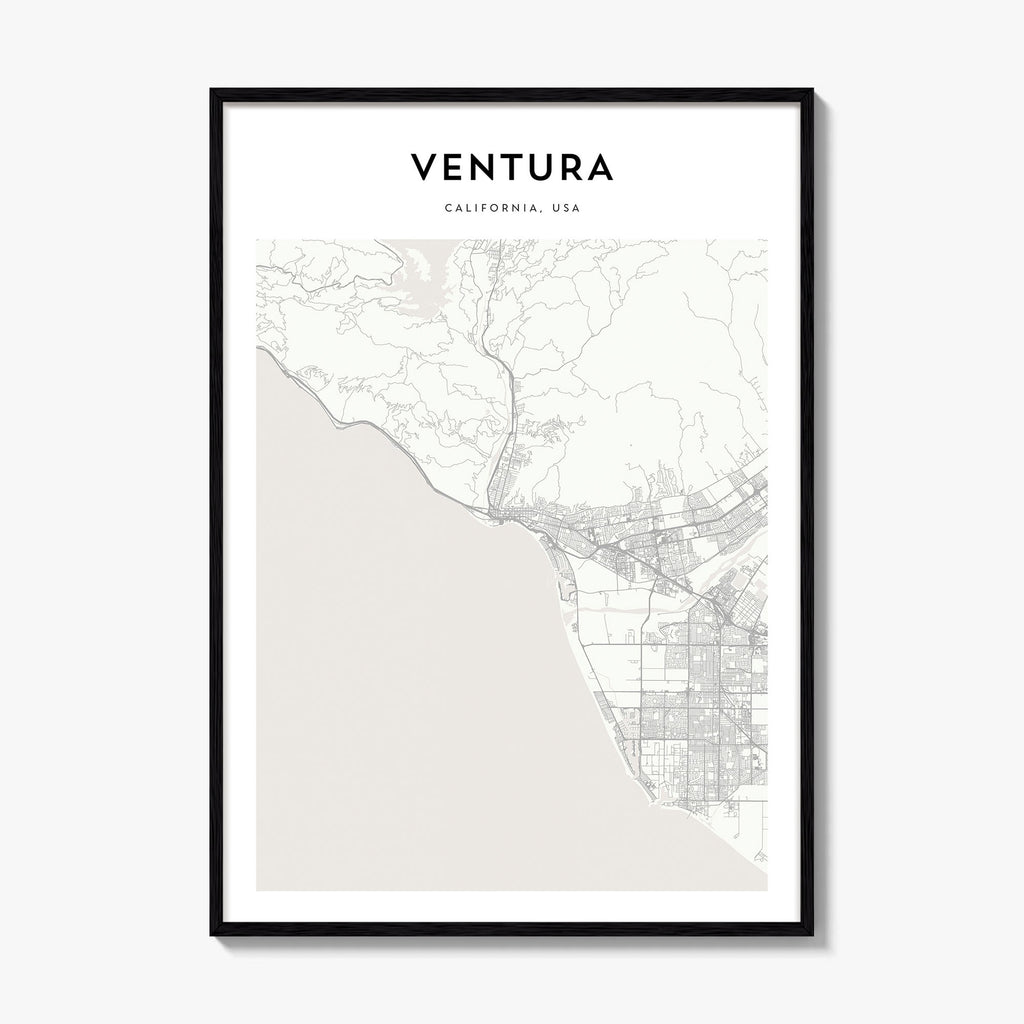 Ventura Map Poster
