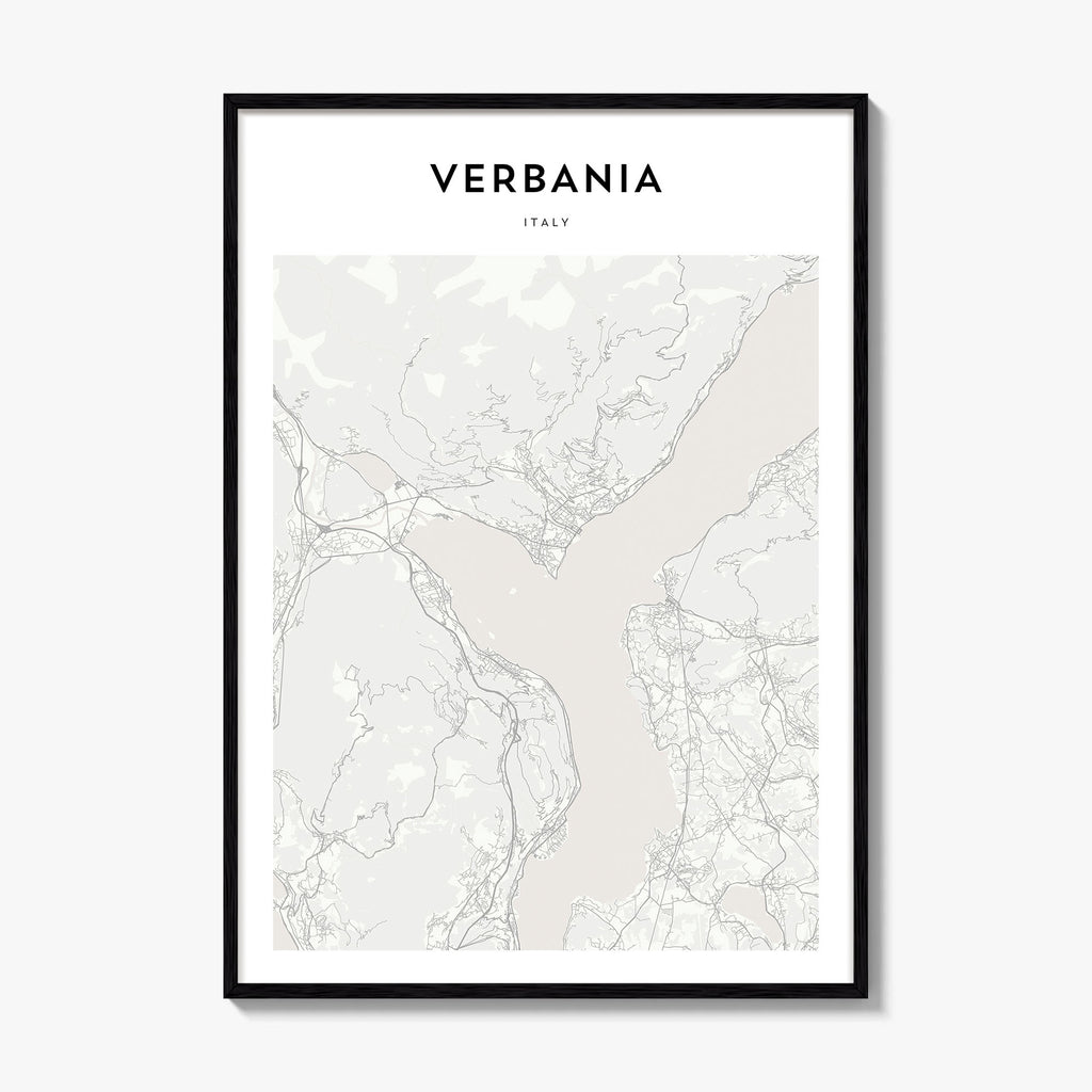 Verbania Map Poster