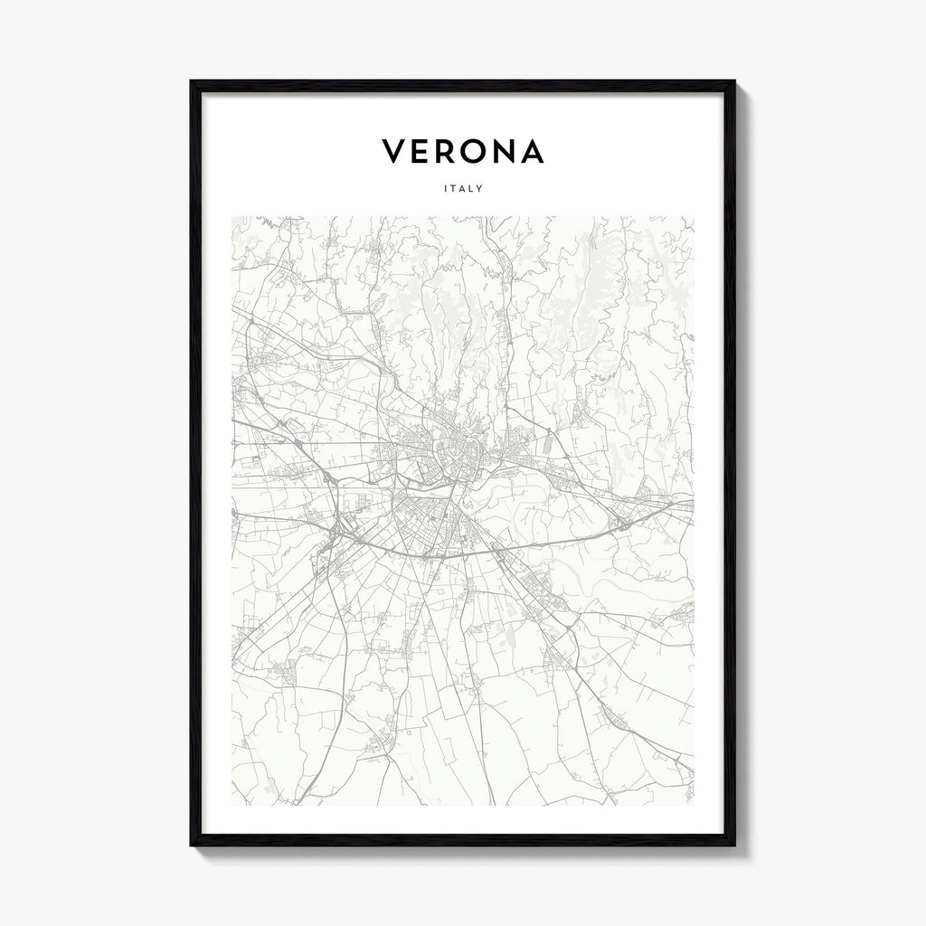 Verona Map Poster