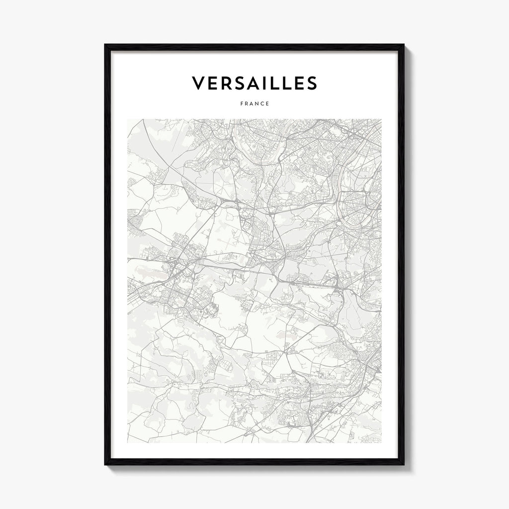 Versailles Map Poster