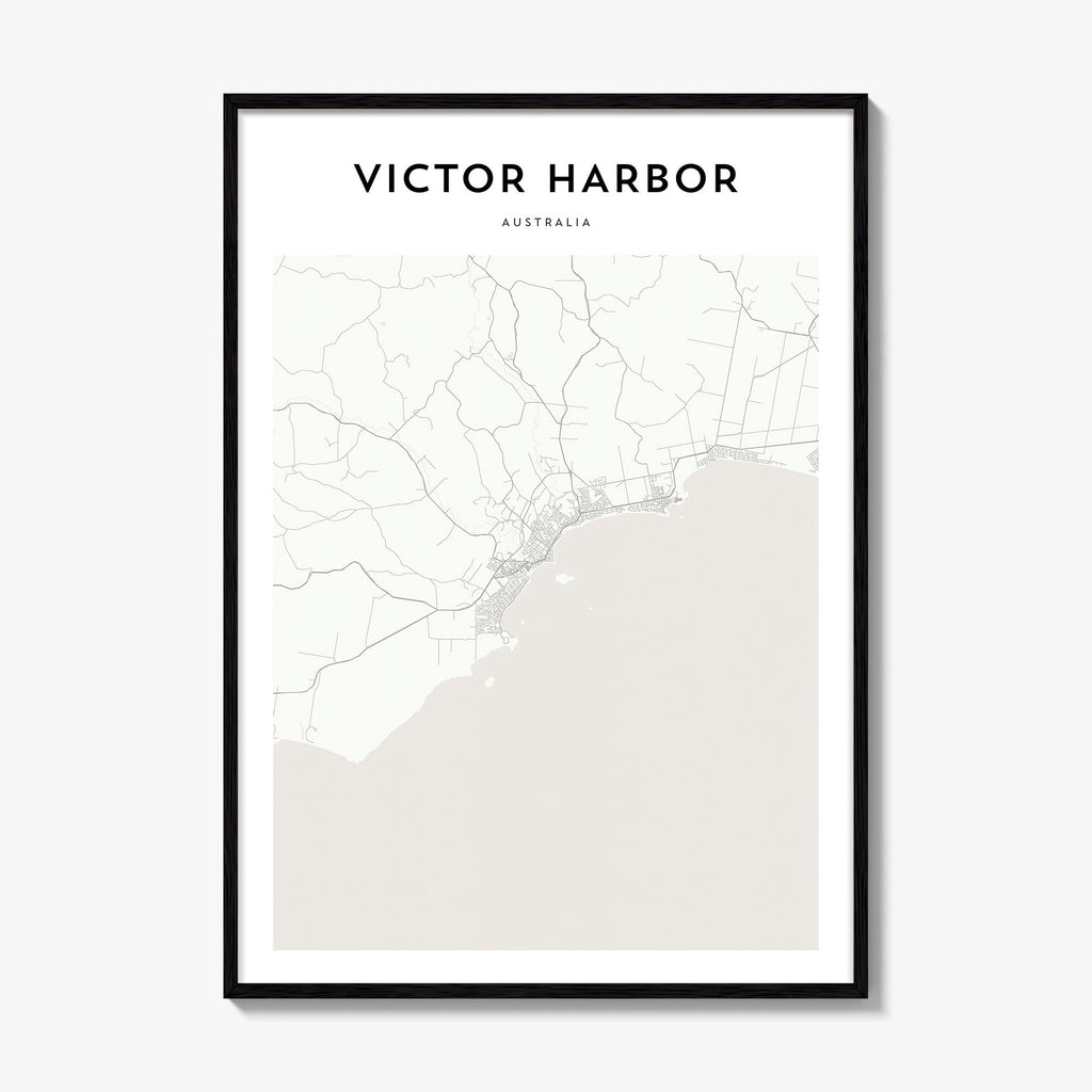 Victor Harbor Map Poster