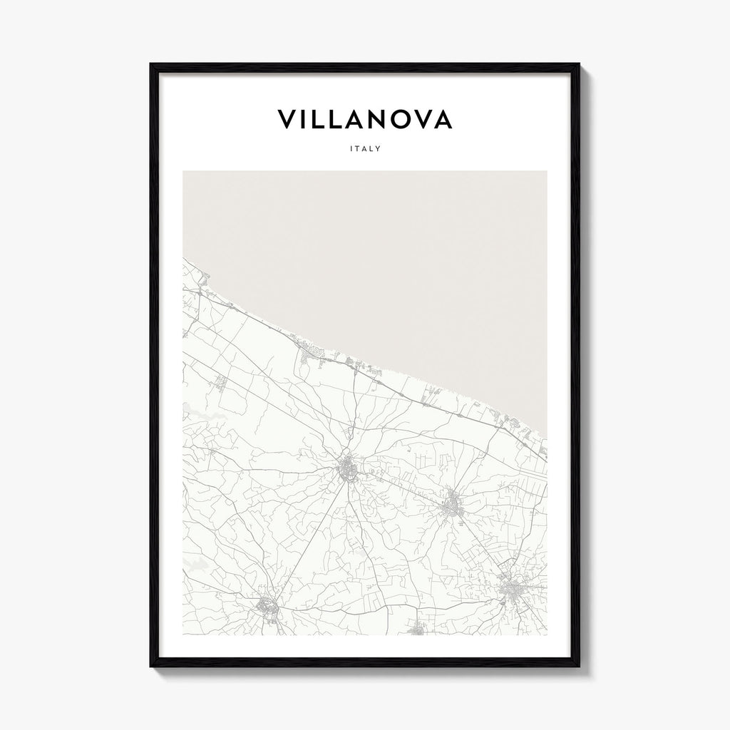 Villanova Map Poster
