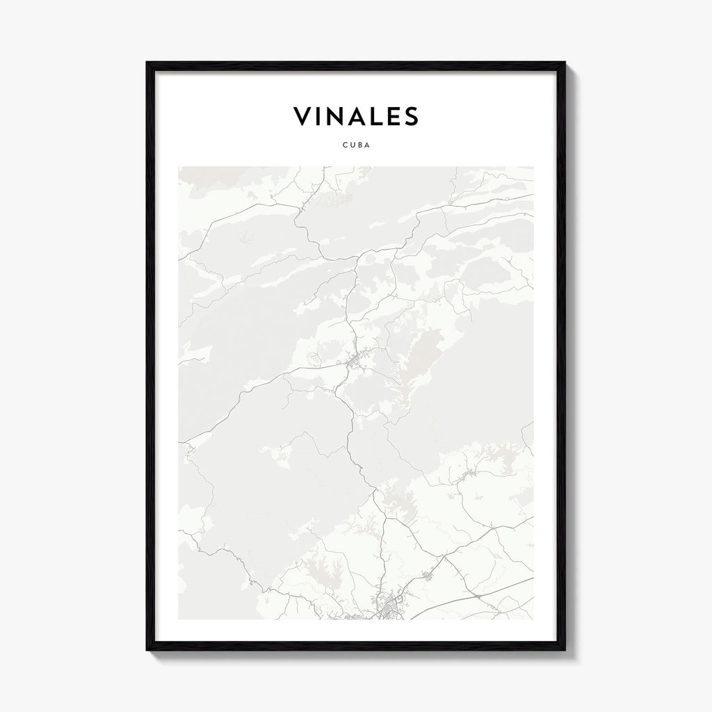 Vinales Map Poster